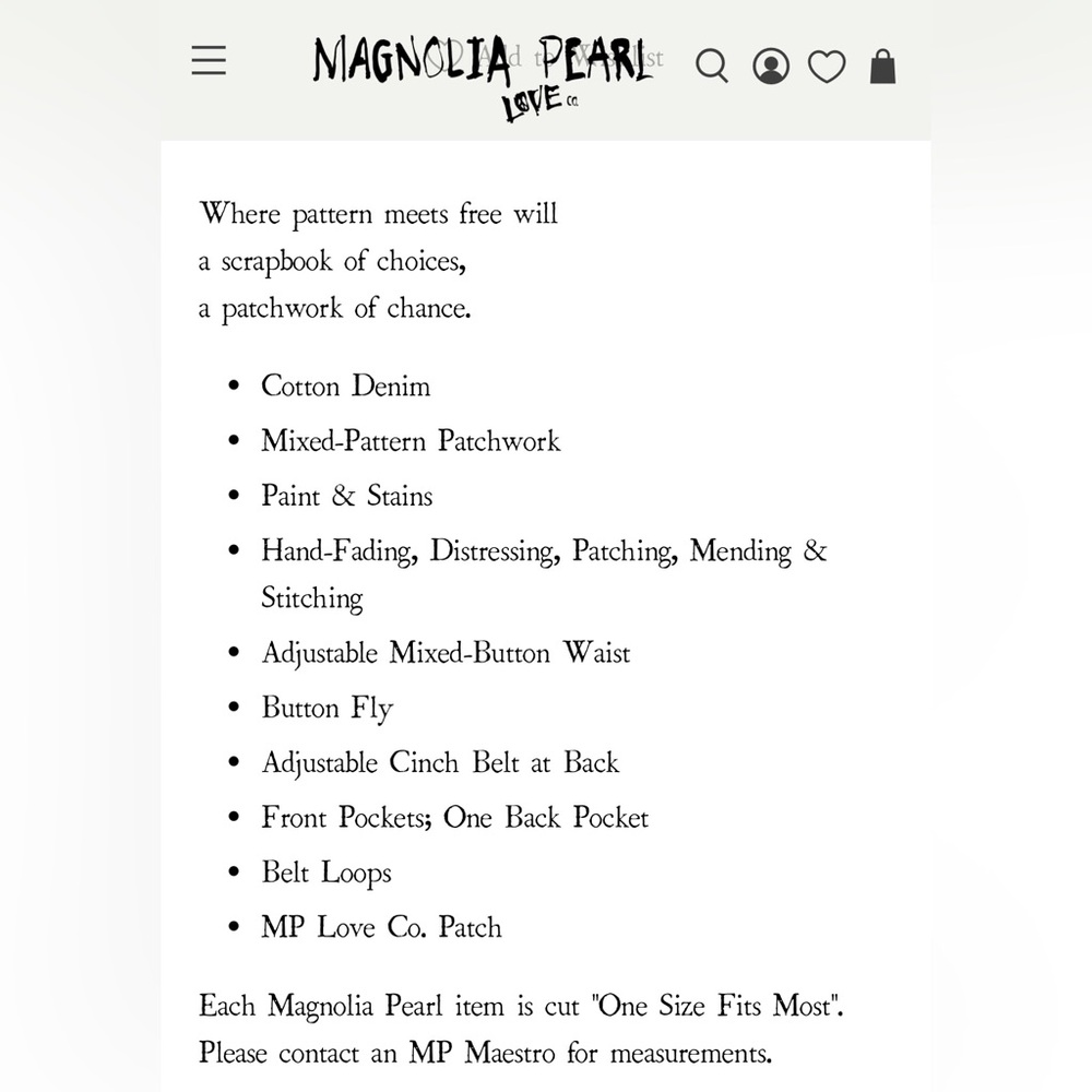 Magnolia Pearl x Free People Dani Patchwork Jeans - Picture 14 of 15